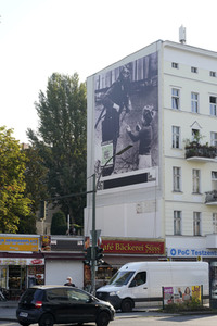 Presse-Aktion anlässlich '60 Jahre Mauerbau' in Berlin