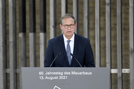 Zentrale Gedenkveranstaltung zum 60. Jahrestag des Mauerbaus