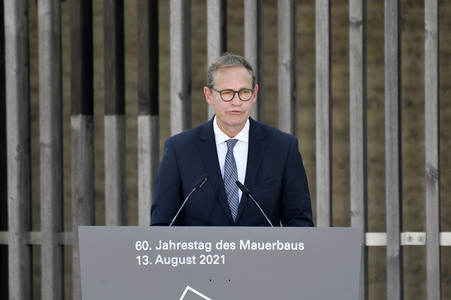 Zentrale Gedenkveranstaltung zum 60. Jahrestag des Mauerbaus