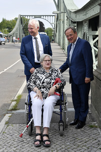 Armin Laschet bei einer Gedenkveranstaltung zum 60. Jahrestag des Baus der Berliner Mauer in Potsdam