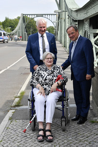 Armin Laschet bei einer Gedenkveranstaltung zum 60. Jahrestag des Baus der Berliner Mauer in Potsdam