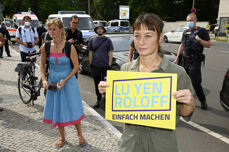 Armin Laschet bei einer Gedenkveranstaltung zum 60. Jahrestag des Baus der Berliner Mauer in Potsdam