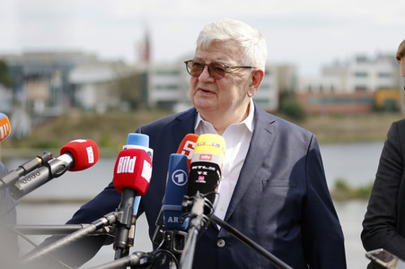 Besuch von Annalena Baerbock und Joschka Fischer in Frankfurt (Oder)