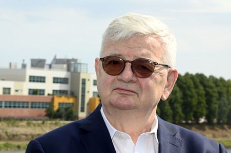 Besuch von Kanlzerkandidatin Annalena Baerbock und Joschka Fischer in Frankfurt (Oder)