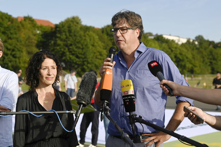 Start der Briefwahlkampagne von Bündnis 90/Die Grünen in Berlin