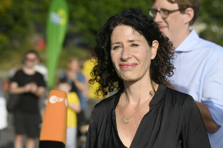 Start der Briefwahlkampagne von Bündnis 90/Die Grünen in Berlin