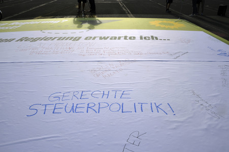 Start der Briefwahlkampagne von Bündnis 90/Die Grünen in Berlin