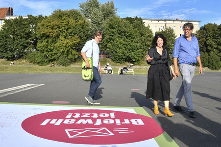 Start der Briefwahlkampagne von Bündnis 90/Die Grünen in Berlin