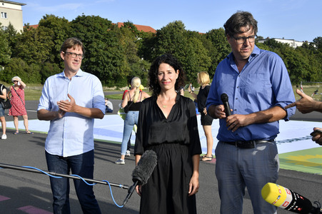 Start der Briefwahlkampagne von Bündnis 90/Die Grünen in Berlin