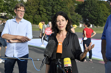Start der Briefwahlkampagne von Bündnis 90/Die Grünen in Berlin