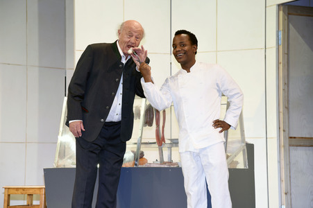 Theaterprobe 'Wer hat Angst vorm weißen Mann' in München