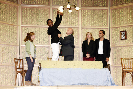 Theaterprobe 'Wer hat Angst vorm weißen Mann' in München