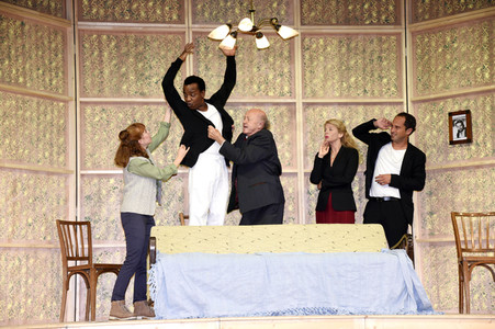 Theaterprobe 'Wer hat Angst vorm weißen Mann' in München