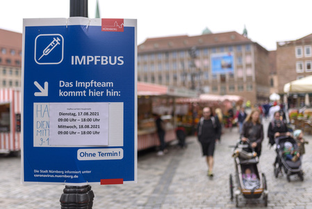 Impfbus in Nürnberg