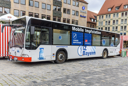Impfbus in Nürnberg