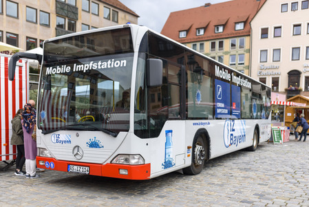 Impfbus in Nürnberg