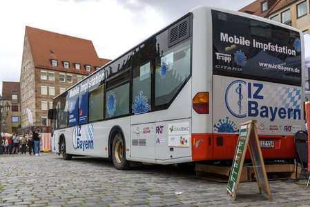 Impfbus in Nürnberg