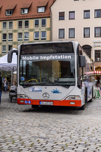 Impfbus in Nürnberg