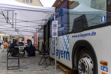 Impfbus in Nürnberg