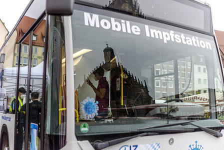 Impfbus in Nürnberg