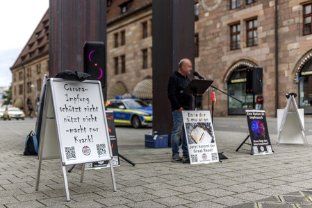 Impfgegner in Nürnberg