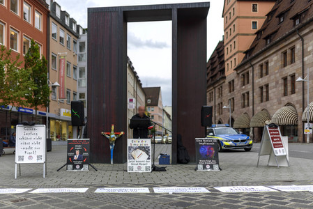 Impfgegner in Nürnberg