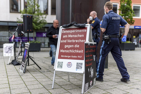 Impfgegner in Nürnberg