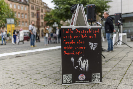 Impfgegner in Nürnberg