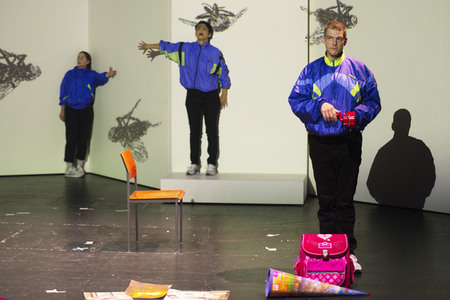 Theaterprobe 'Streulicht' in Berlin