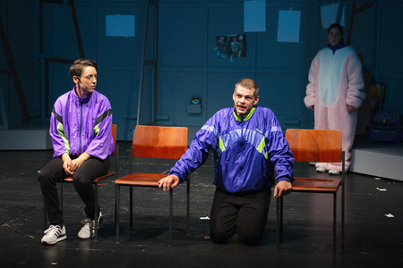 Theaterprobe 'Streulicht' in Berlin