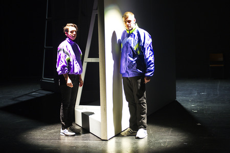 Theaterprobe 'Streulicht' in Berlin