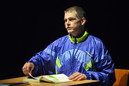 Theaterprobe 'Streulicht' in Berlin