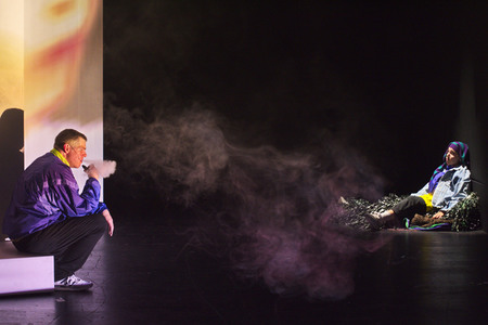 Theaterprobe 'Streulicht' in Berlin