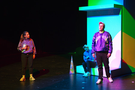 Theaterprobe 'Streulicht' in Berlin