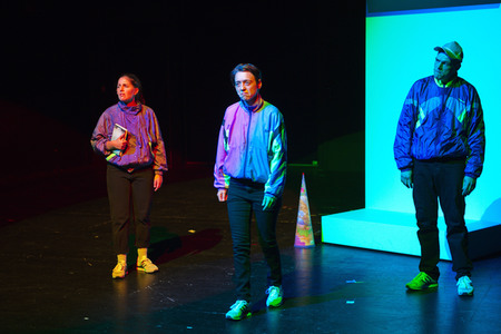 Theaterprobe 'Streulicht' in Berlin
