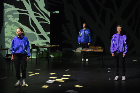 Theaterprobe 'Streulicht' in Berlin