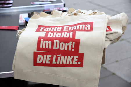 Wahlkampfauftakt der Dresdner Bundestagsabgeordneten Katja Kipping in Dresden