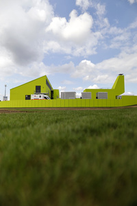 Armin Laschet bei der Inbetriebnahme das Pumpwerks Oberhausen