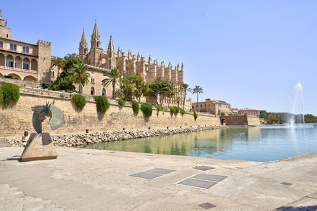 Kathedrale La Seu in Palma de Mallorca