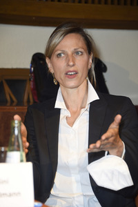 Jahres-Pressekonferenz für die Spielzeit 2021/22 im Schlosspark Theater Berlin