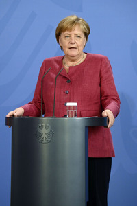 Pressekonferenz mit Angela Merkel zur Lage in Afghanistan in Berlin