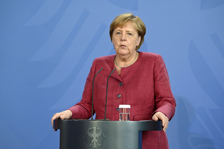 Pressekonferenz mit Angela Merkel zur Lage in Afghanistan in Berlin