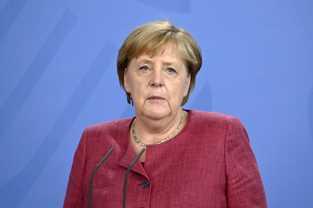 Pressekonferenz mit Angela Merkel zur Lage in Afghanistan in Berlin