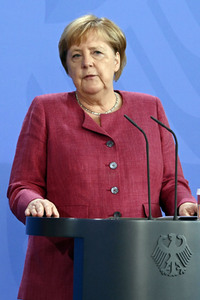 Pressekonferenz mit Angela Merkel zur Lage in Afghanistan in Berlin