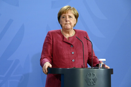 Pressekonferenz mit Angela Merkel zur Lage in Afghanistan in Berlin