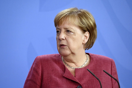 Pressekonferenz mit Angela Merkel zur Lage in Afghanistan in Berlin