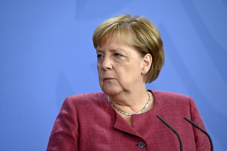 Pressekonferenz mit Angela Merkel zur Lage in Afghanistan in Berlin