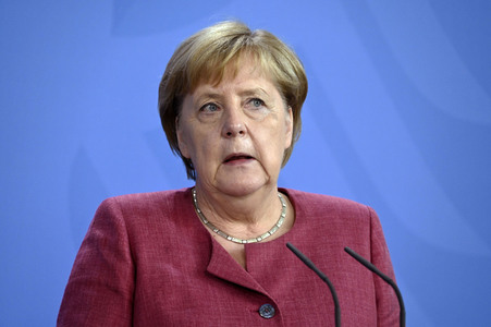 Pressekonferenz mit Angela Merkel zur Lage in Afghanistan in Berlin