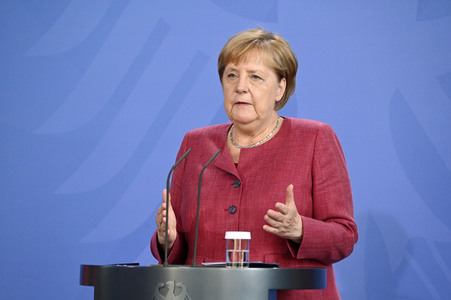Pressekonferenz mit Angela Merkel zur Lage in Afghanistan in Berlin