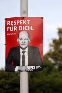 SPD-Waklplakat in Frechen